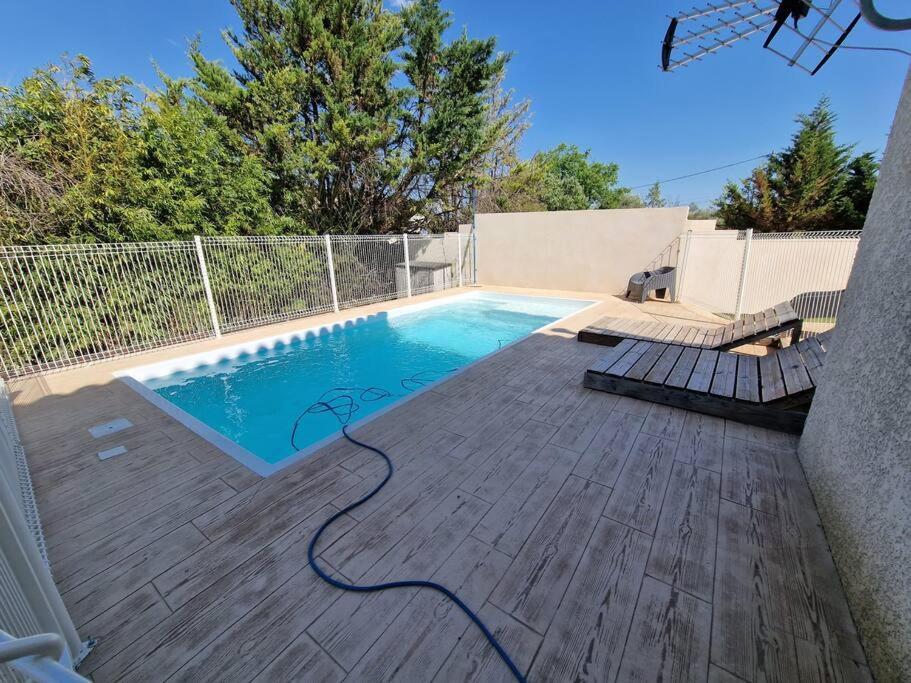 Villa Pour 10 Personnes Avec Piscine Et Jacuzzi Alès Exteriör bild